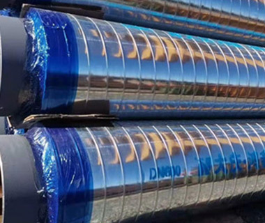 大慶圣泉集團(tuán)架空保溫管 施工現(xiàn)場